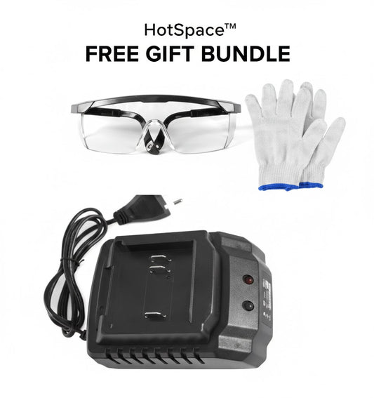 Winter Safety Kit - Protective Glasses, Gloves & Charger